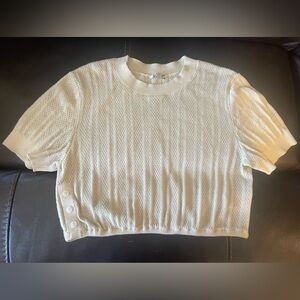 Free people sweater crop top